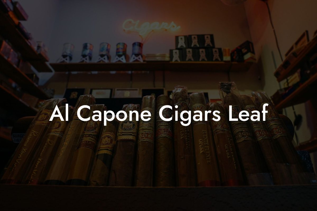 Al Capone Cigars Leaf