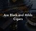 Are Black and Milds Cigars