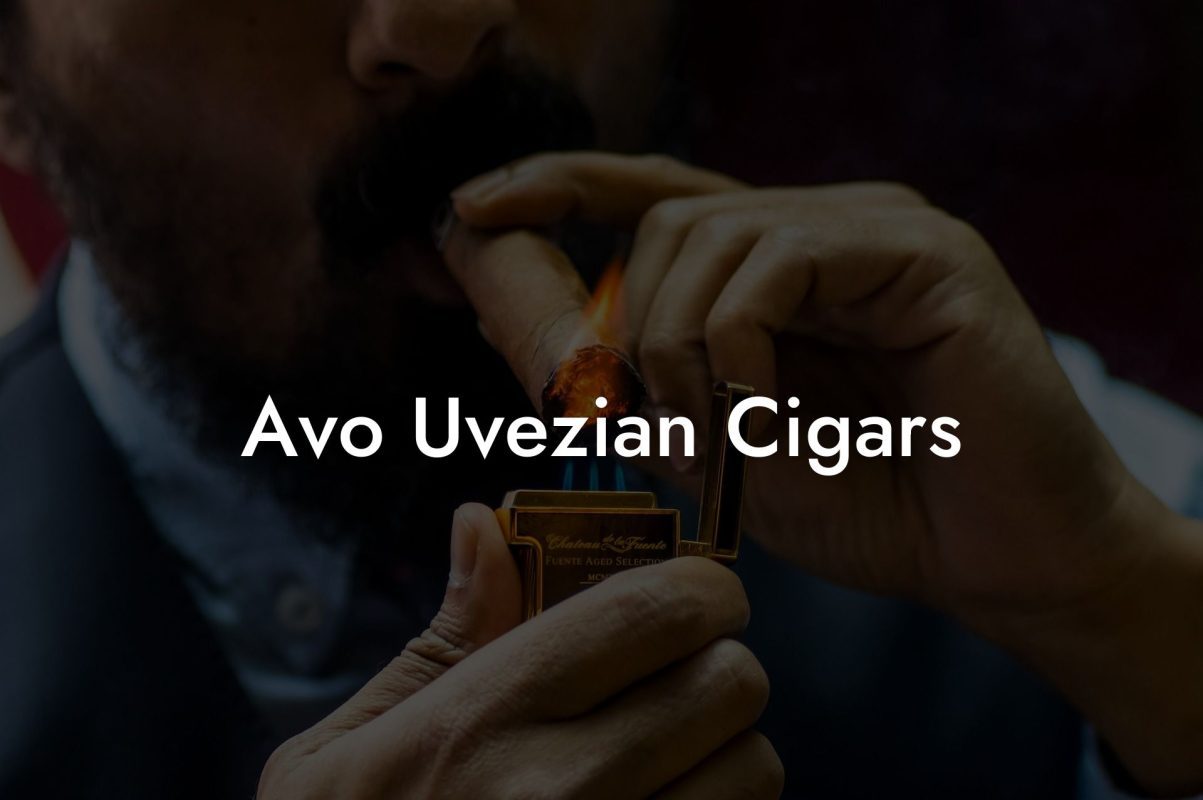 Avo Uvezian Cigars