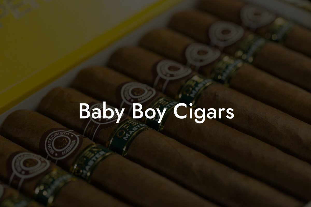 Baby Boy Cigars