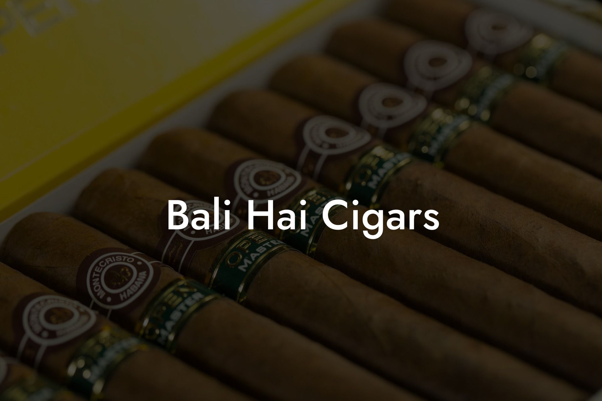 Bali Hai Cigars