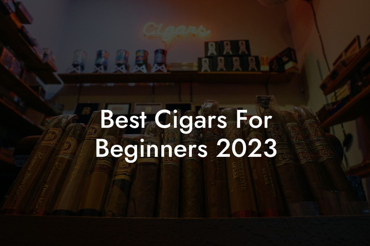 Best Cigars For Beginners 2023
