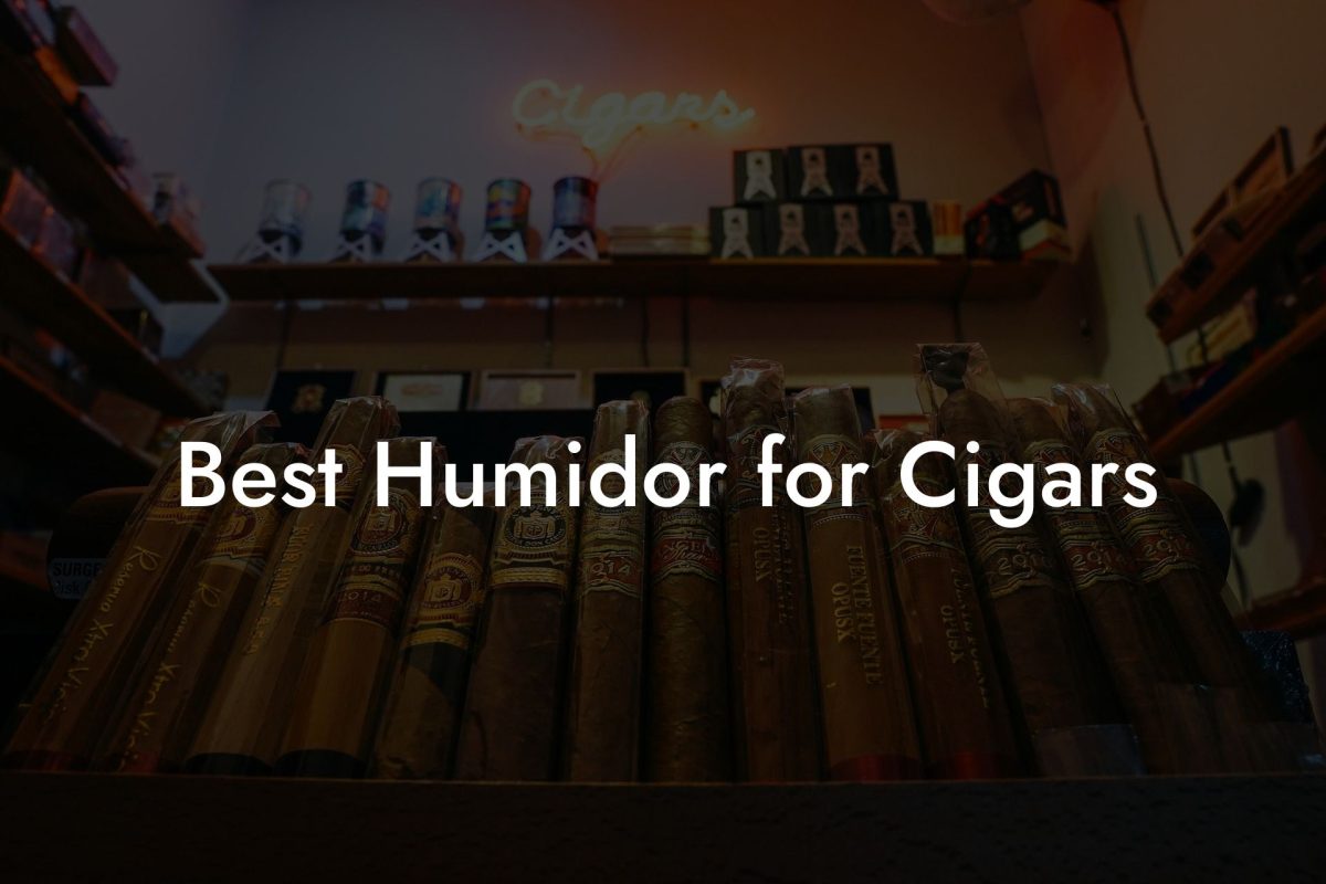 Best Humidor for Cigars