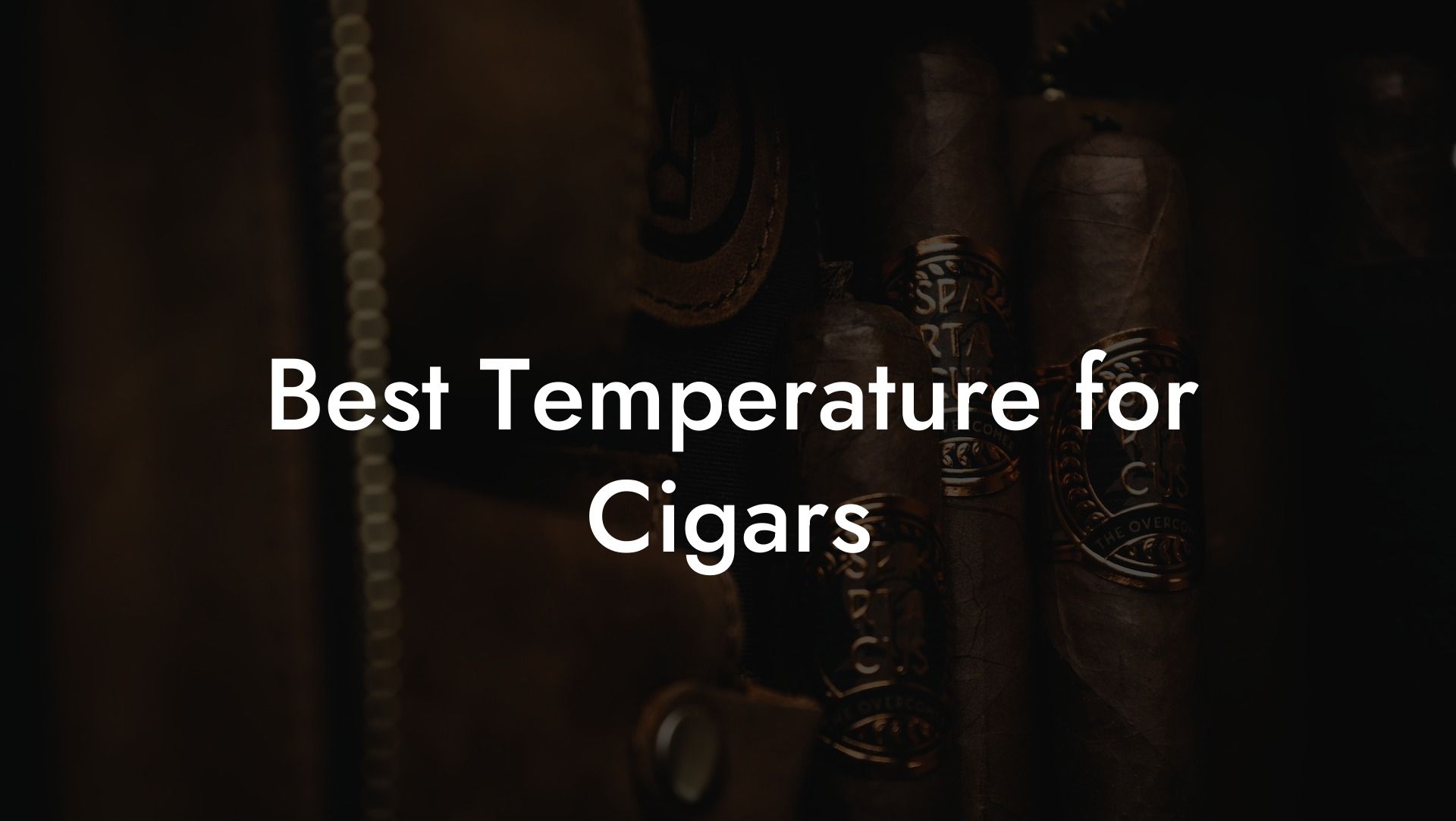 Best Temperature for Cigars