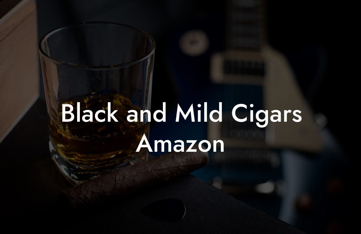 Black and Mild Cigars Amazon