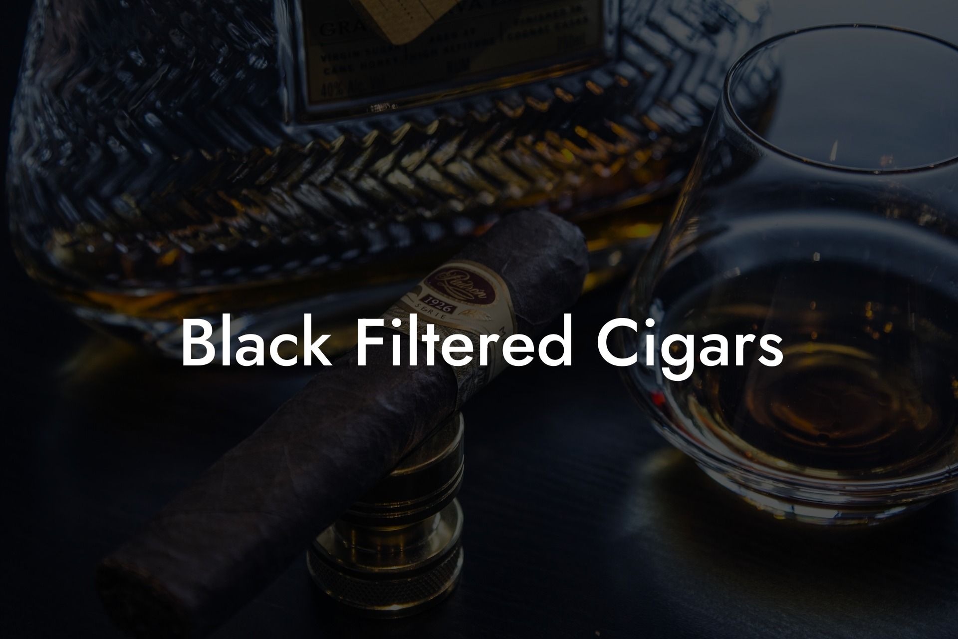 Black Filtered Cigars