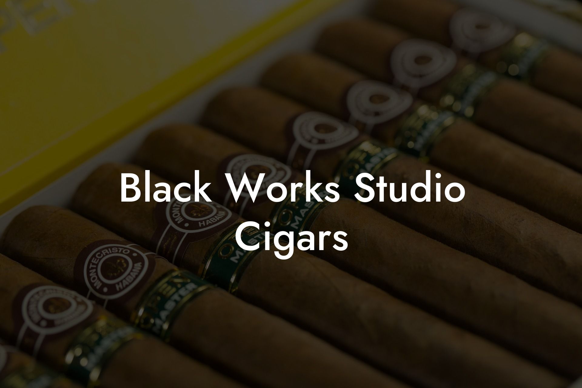 Black Works Studio Cigars