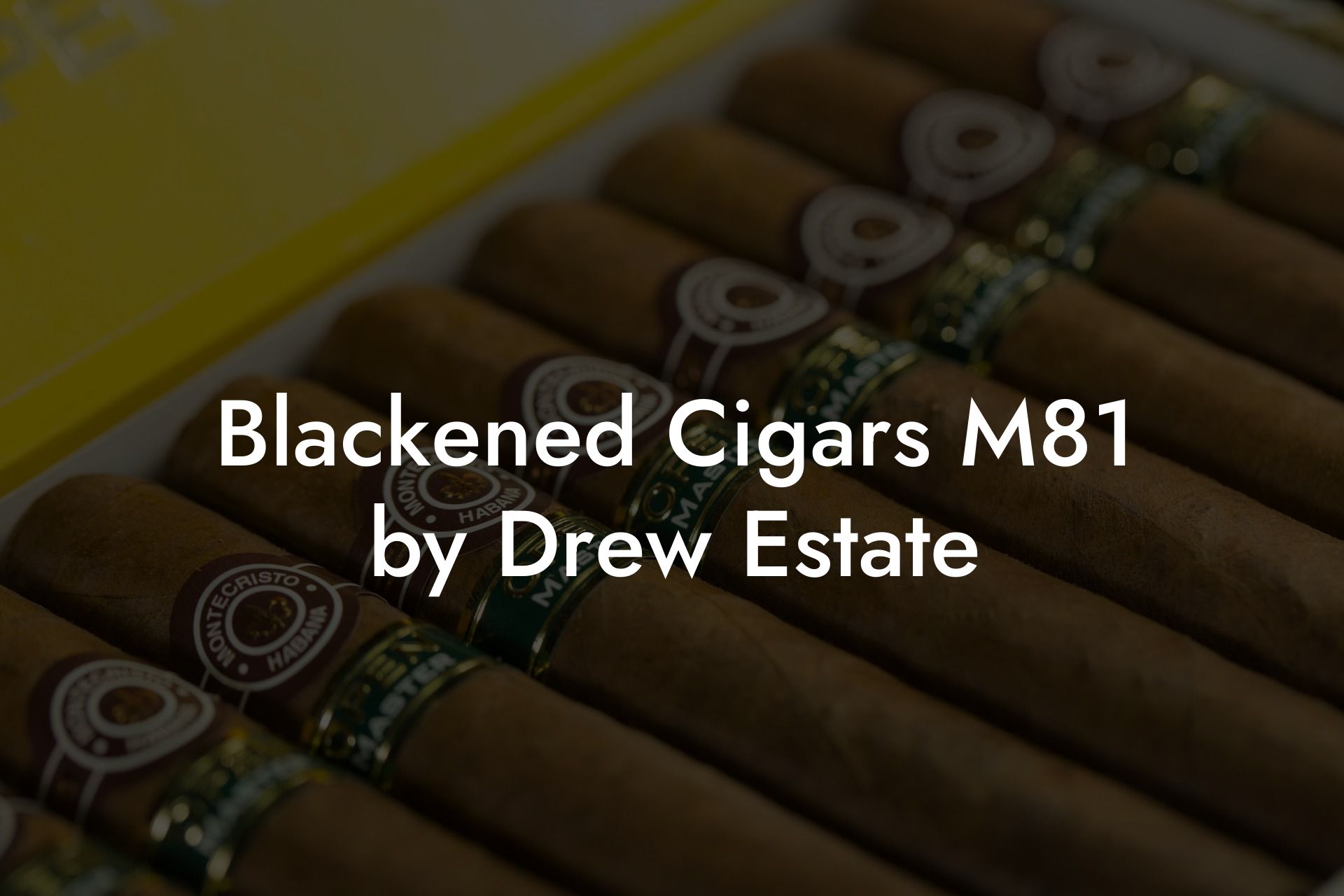 Blackened Cigars M81 by Drew Estate