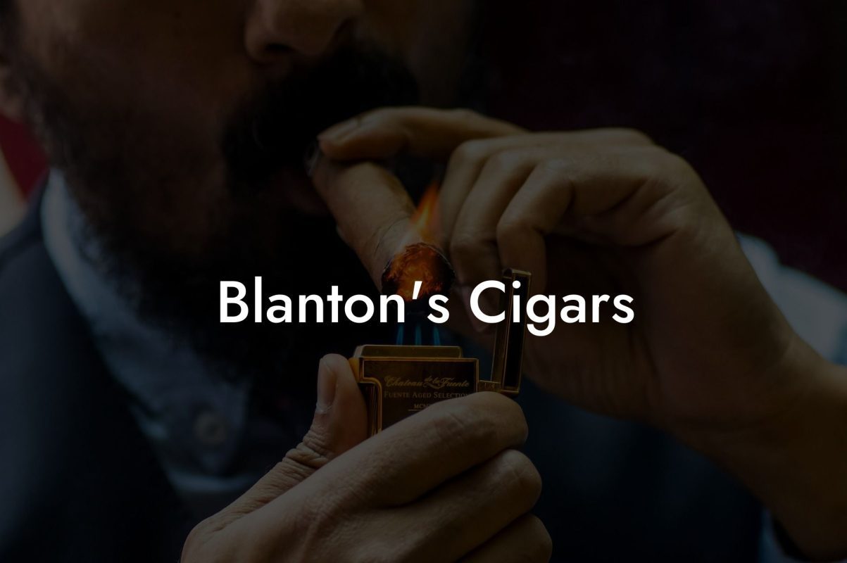 Blanton's Cigars