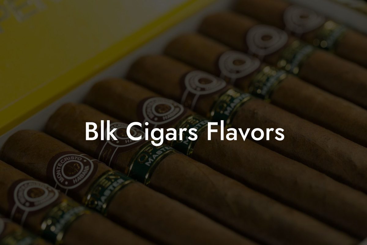 Blk Cigars Flavors