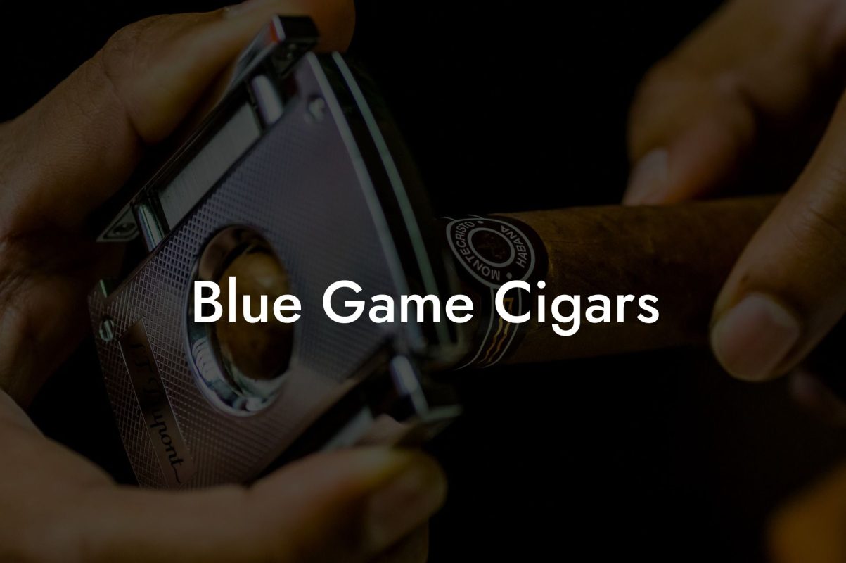 Blue Game Cigars