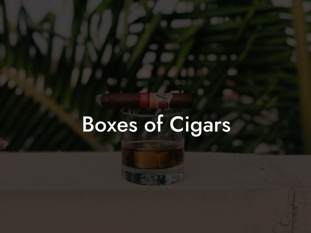 Boxes of Cigars