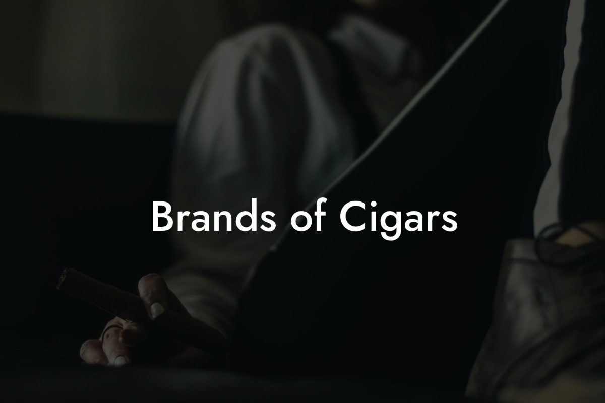 Brands of Cigars