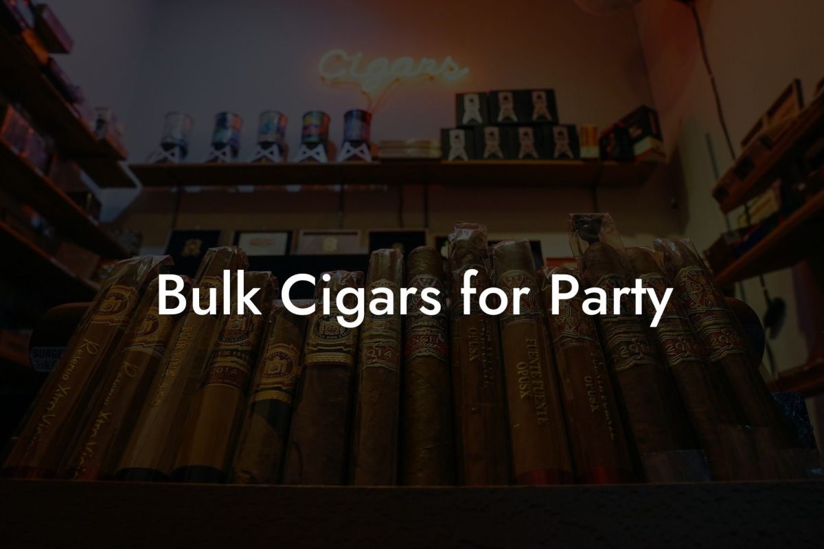 Bulk Cigars for Party