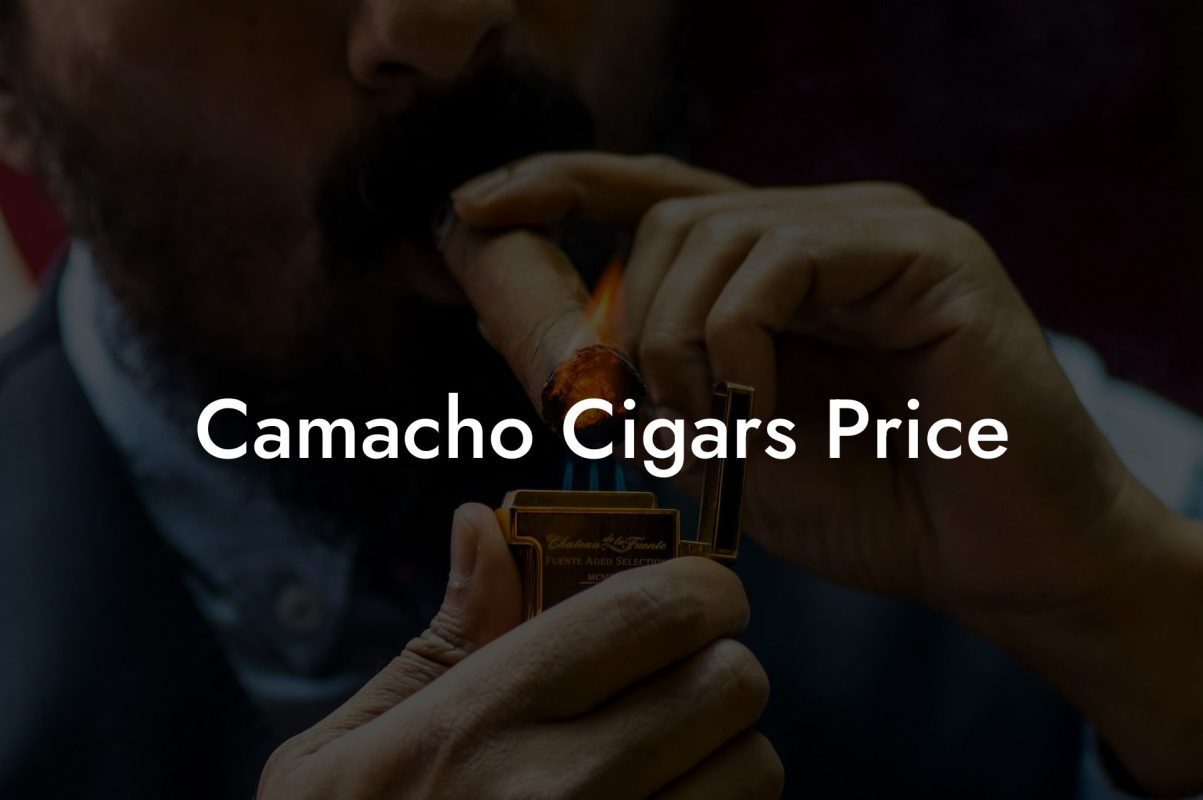 Camacho Cigars Price