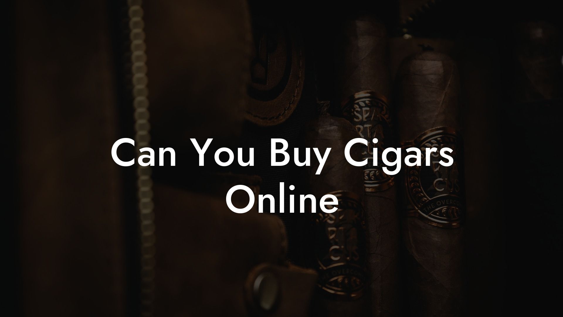 Can You Buy Cigars Online