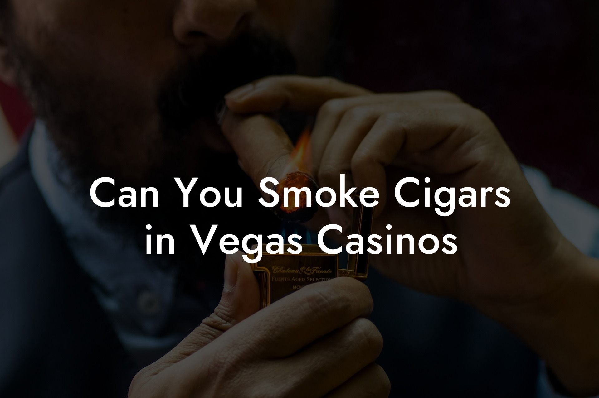 Can You Smoke Cigars in Vegas Casinos