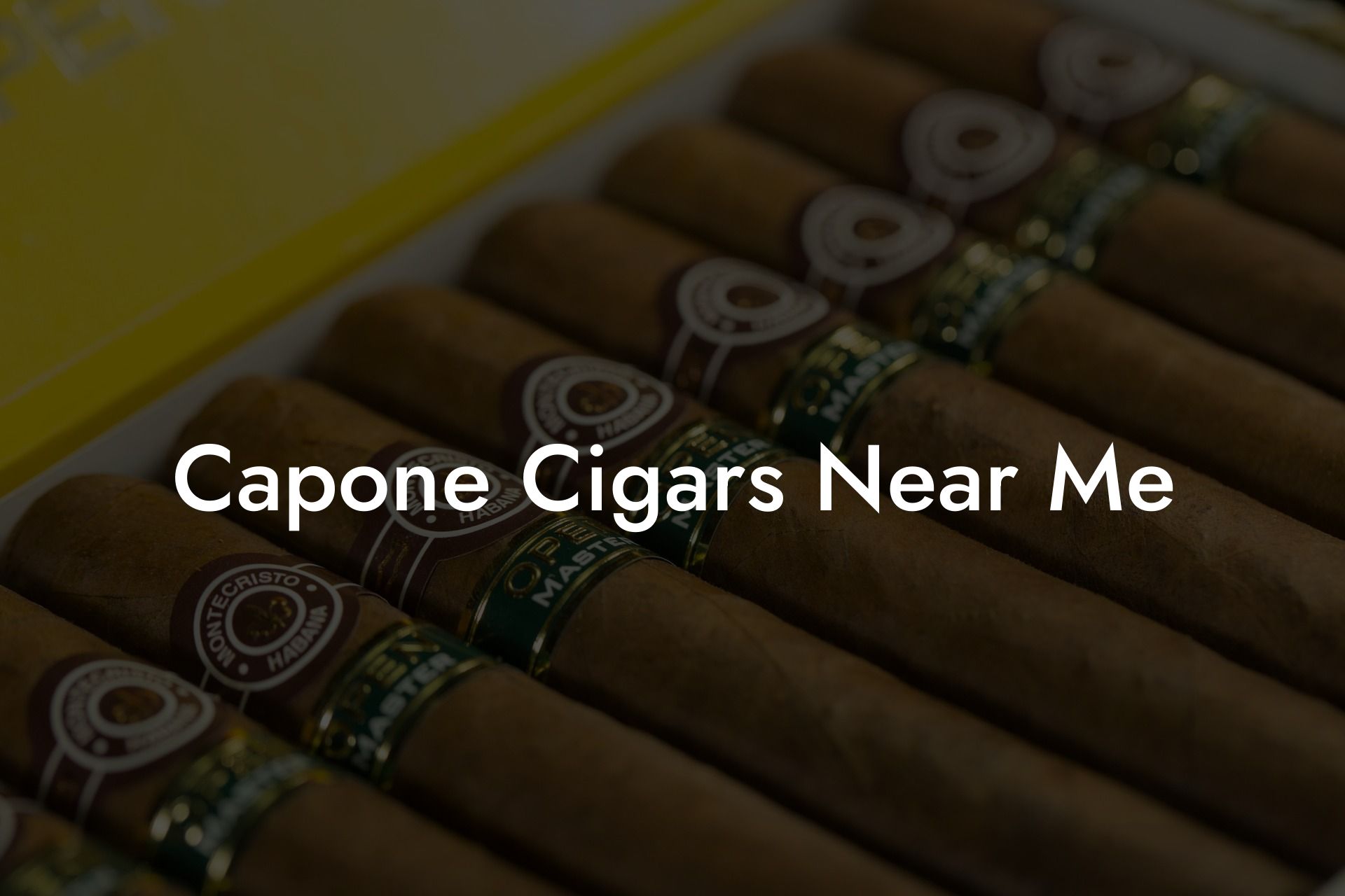 Capone Cigars Near Me