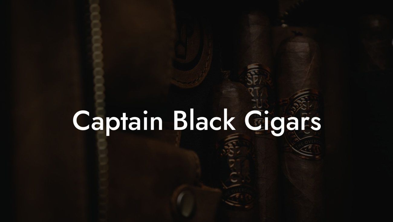 Captain Black Cigars