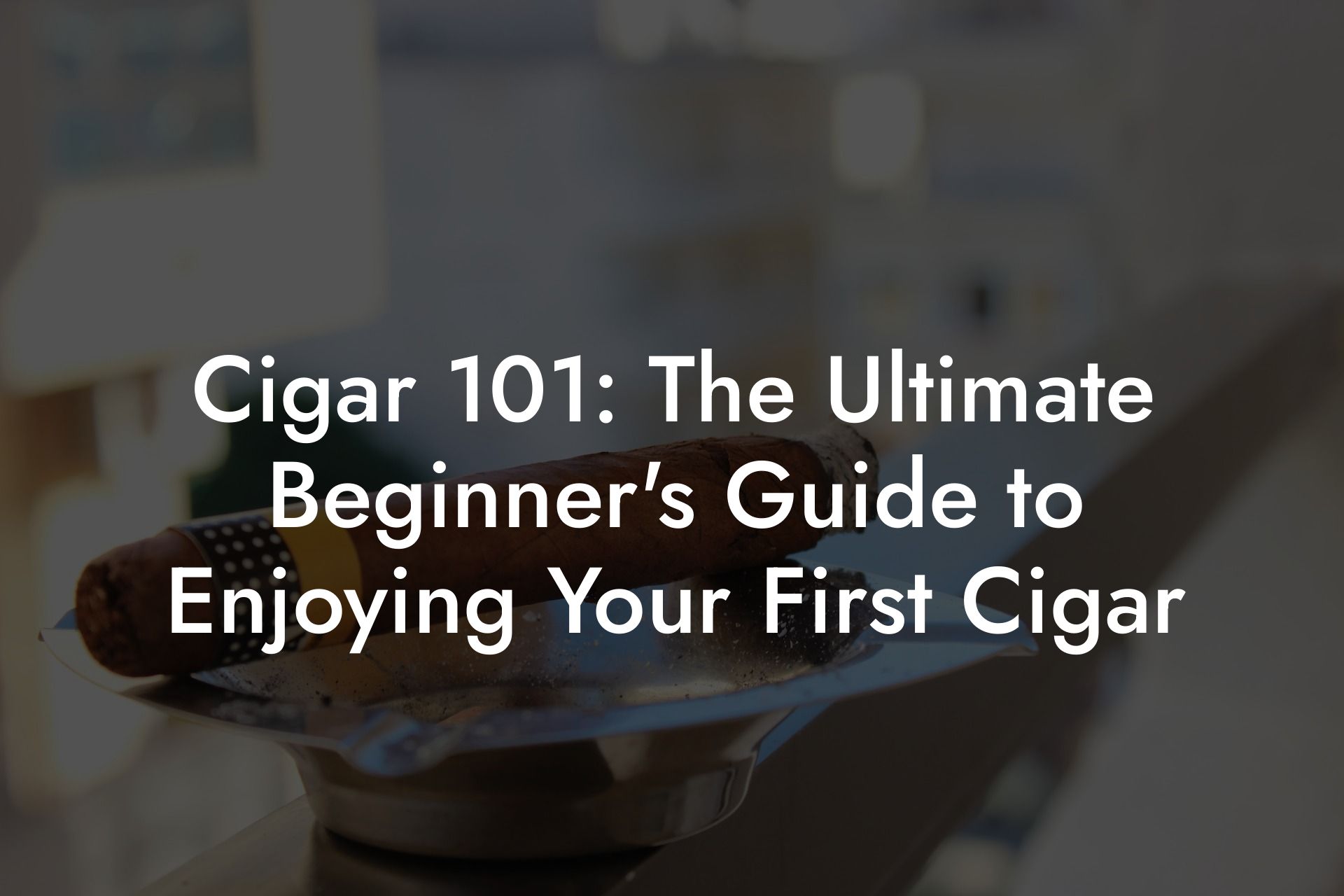 Cigar 101: The Ultimate Beginner's Guide to Enjoying Your First Cigar