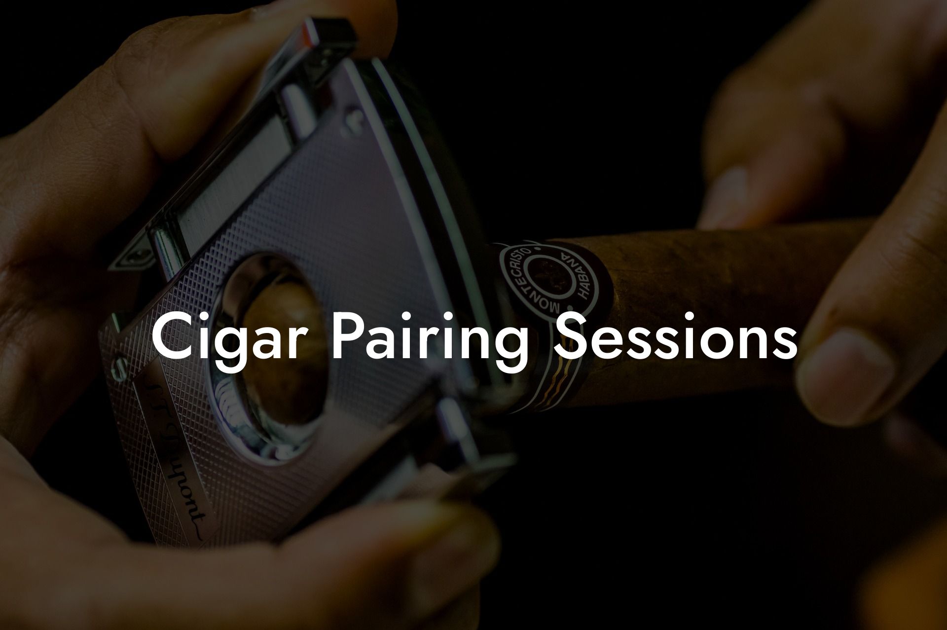 Cigar Pairing Sessions