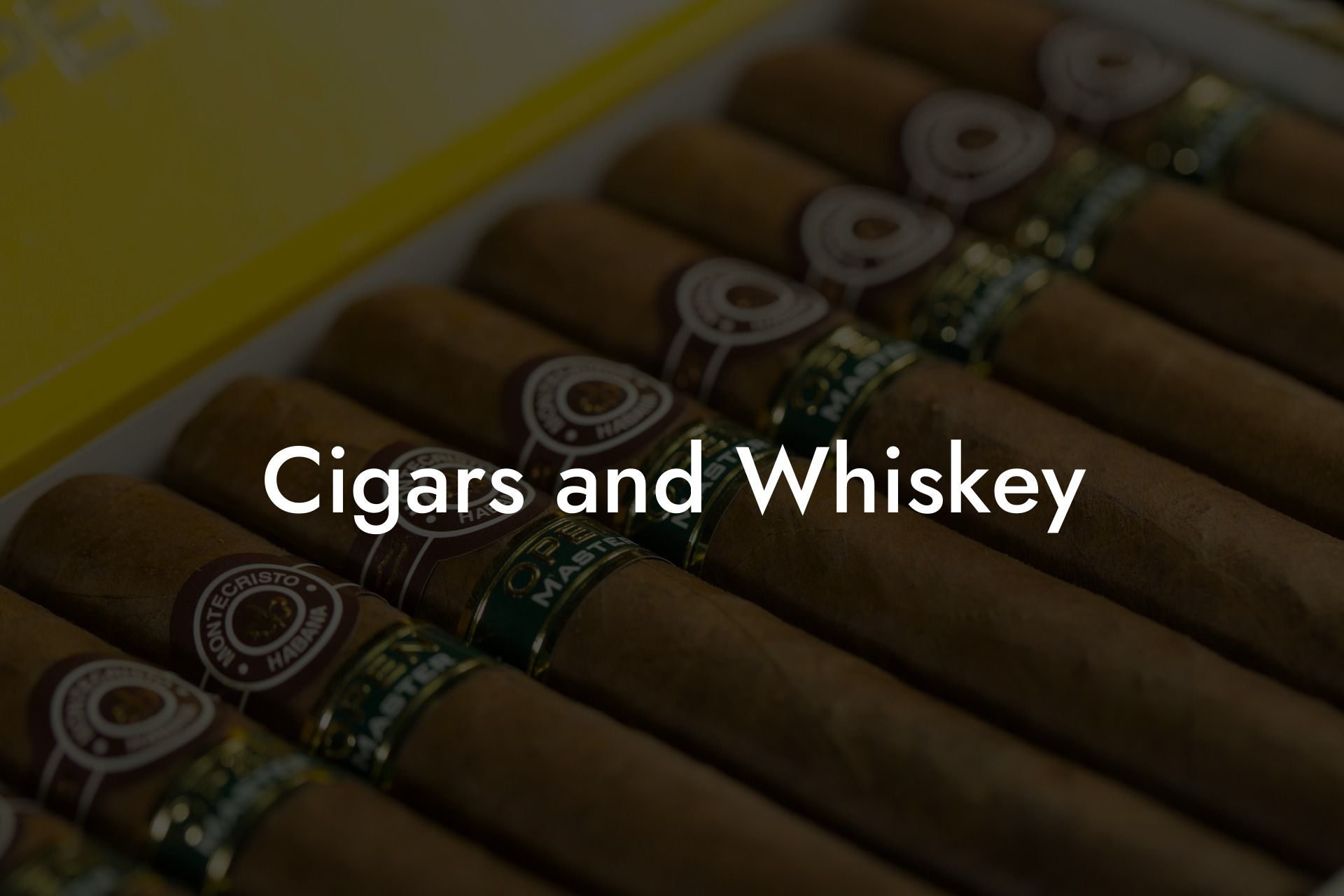 Cigars and Whiskey