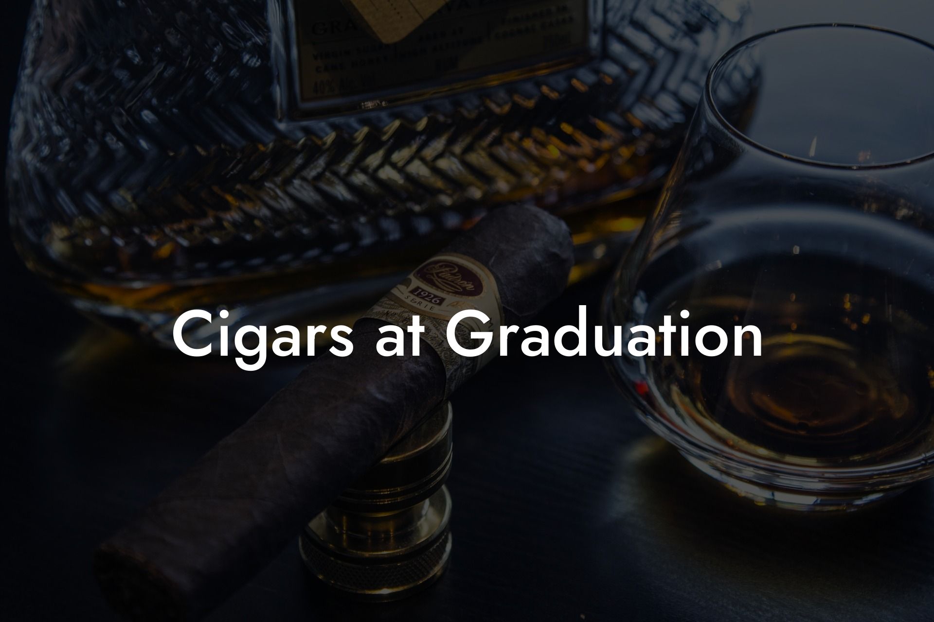 Cigars at Graduation