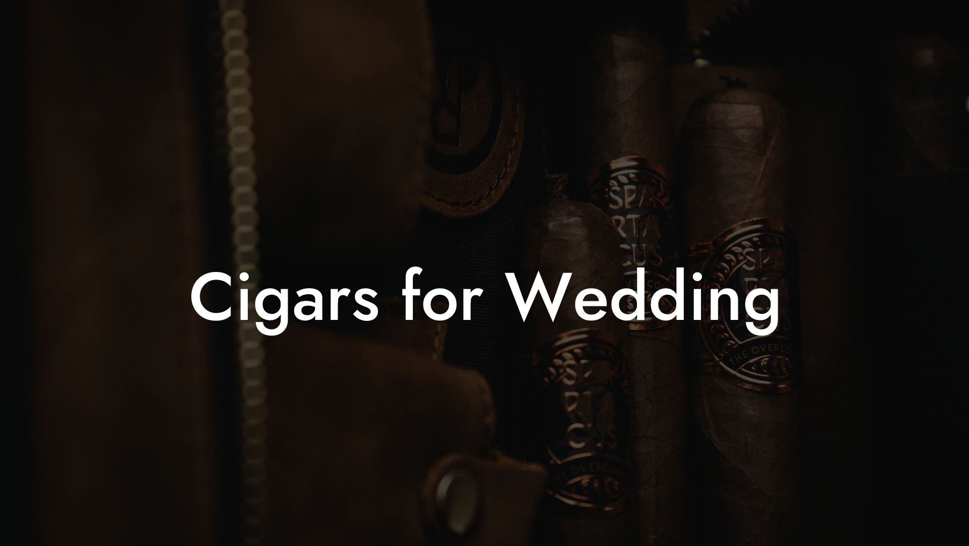 Cigars for Wedding