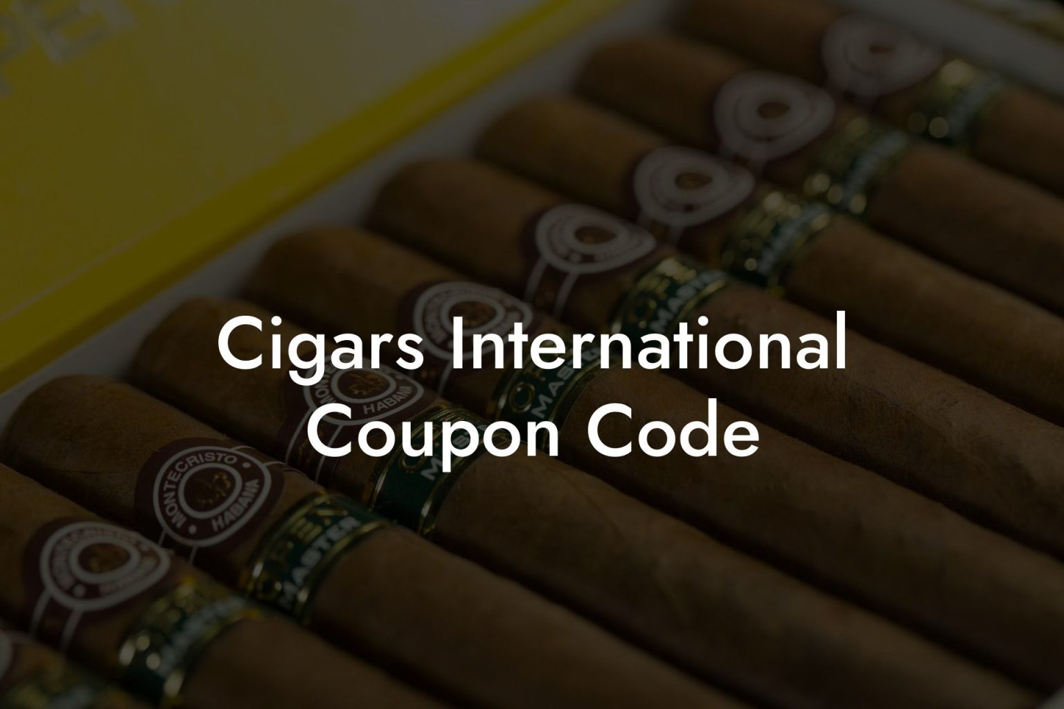 Cigars International Coupon Code Swinger Cigar Cigar Lifestyle