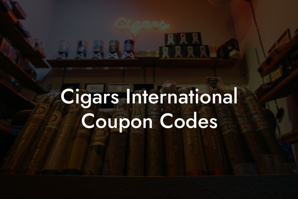 Cigars International Coupon Codes