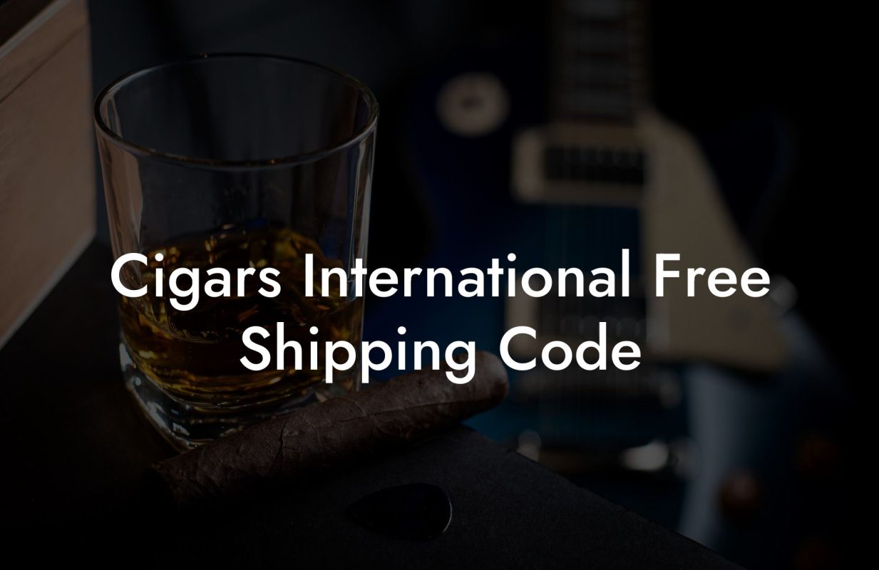 Cigars International Free Shipping Code