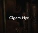 Cigars Nyc