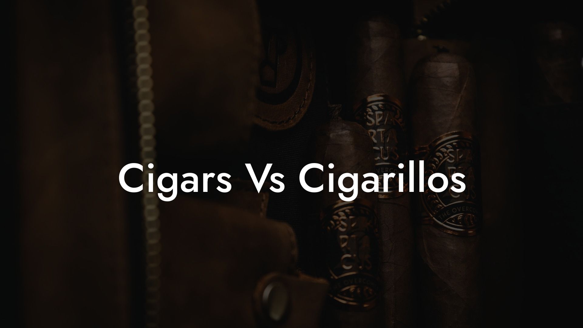Cigars Vs Cigarillos