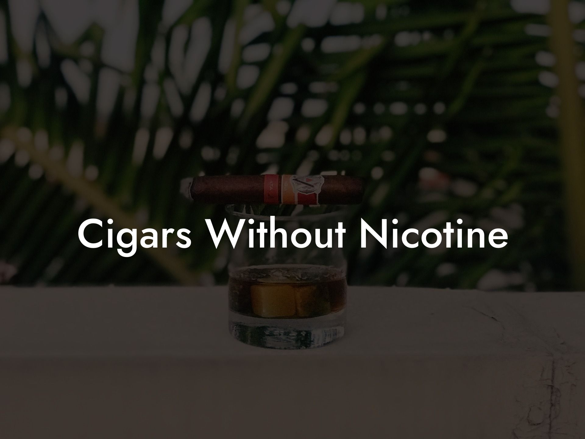 Cigars Without Nicotine