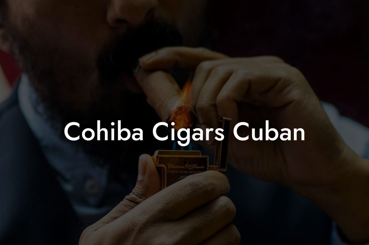 Cohiba Cigars Cuban