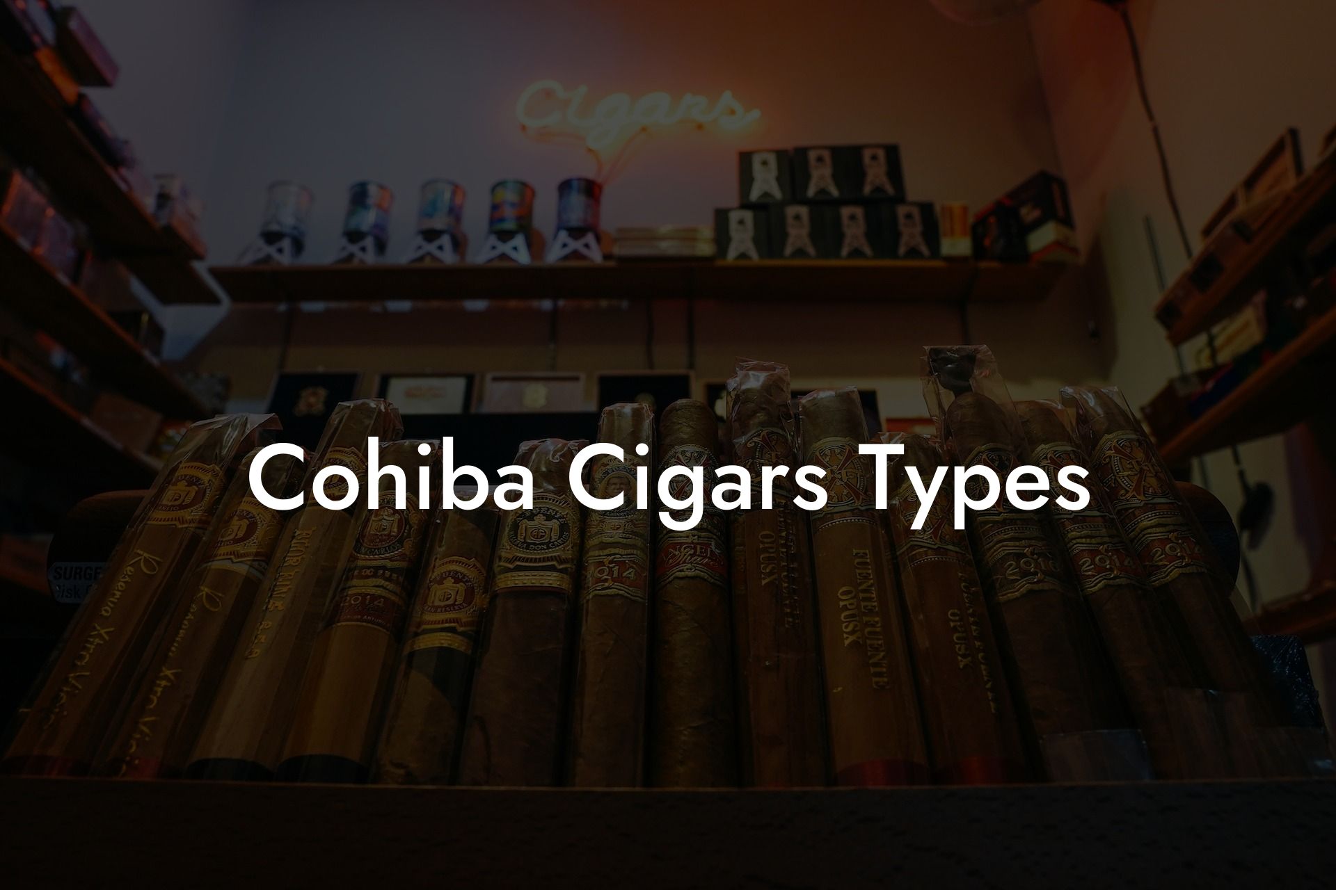 Cohiba Cigars Types