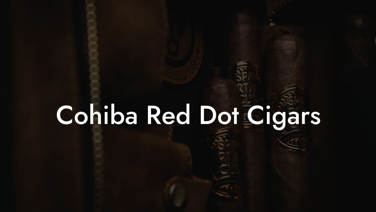 Cohiba Red Dot Cigars