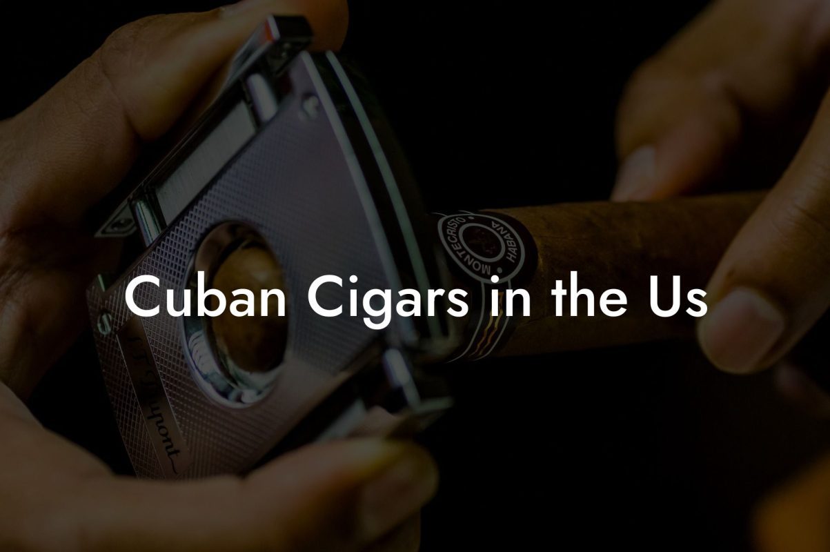 Cuban Cigars in the Us