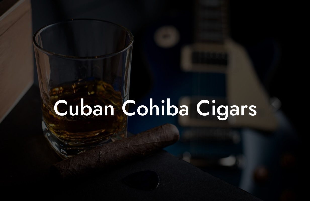 Cuban Cohiba Cigars