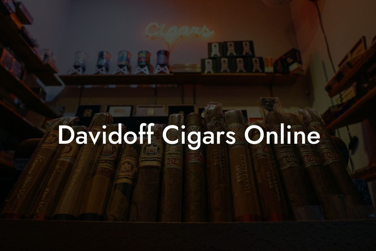 Davidoff Cigars Online