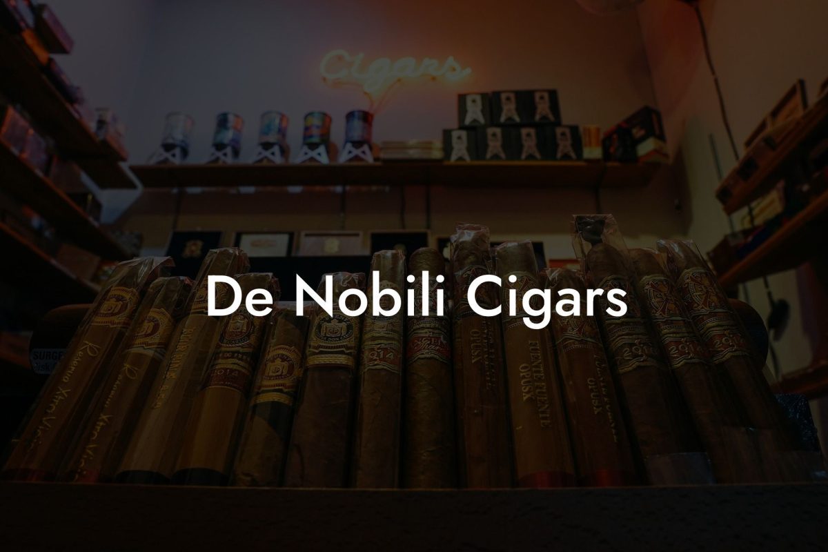 De Nobili Cigars