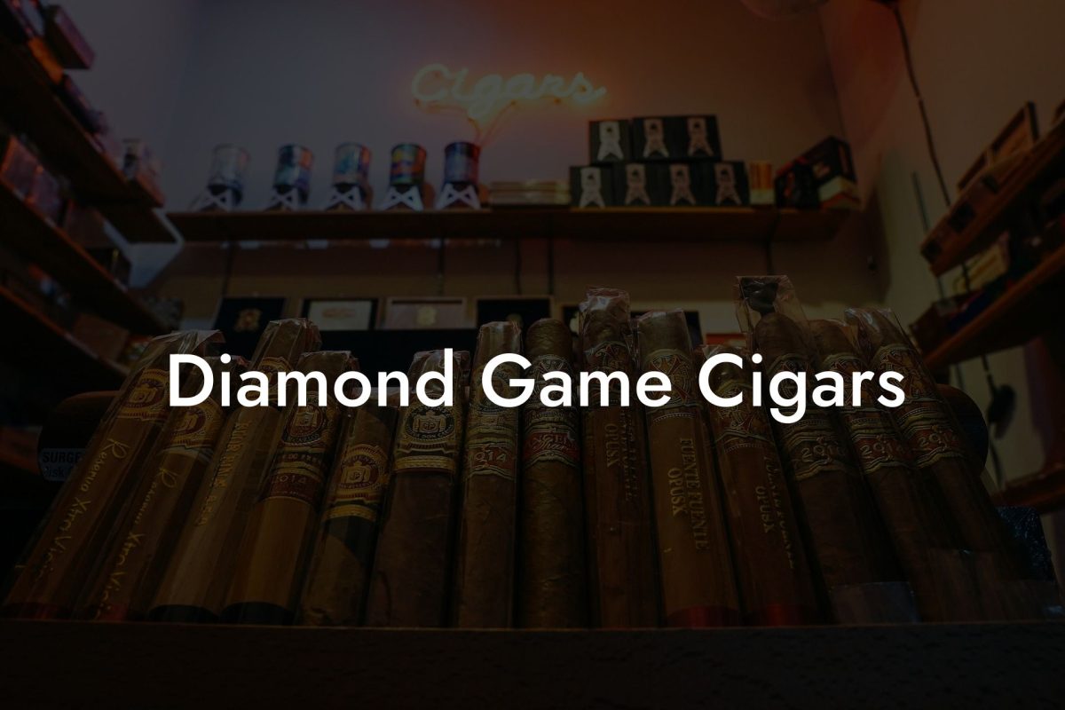 Diamond Game Cigars