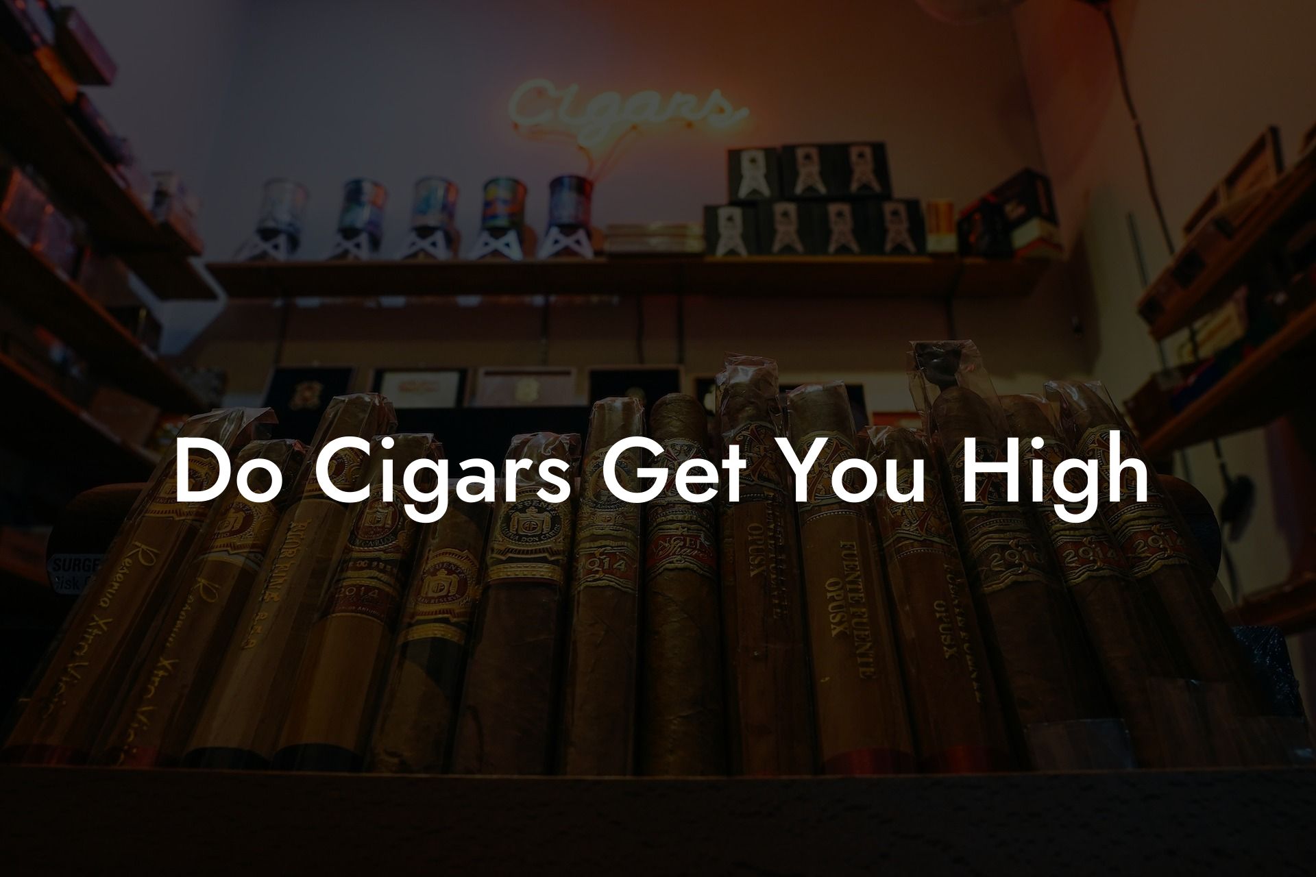 Do Cigars Get You High