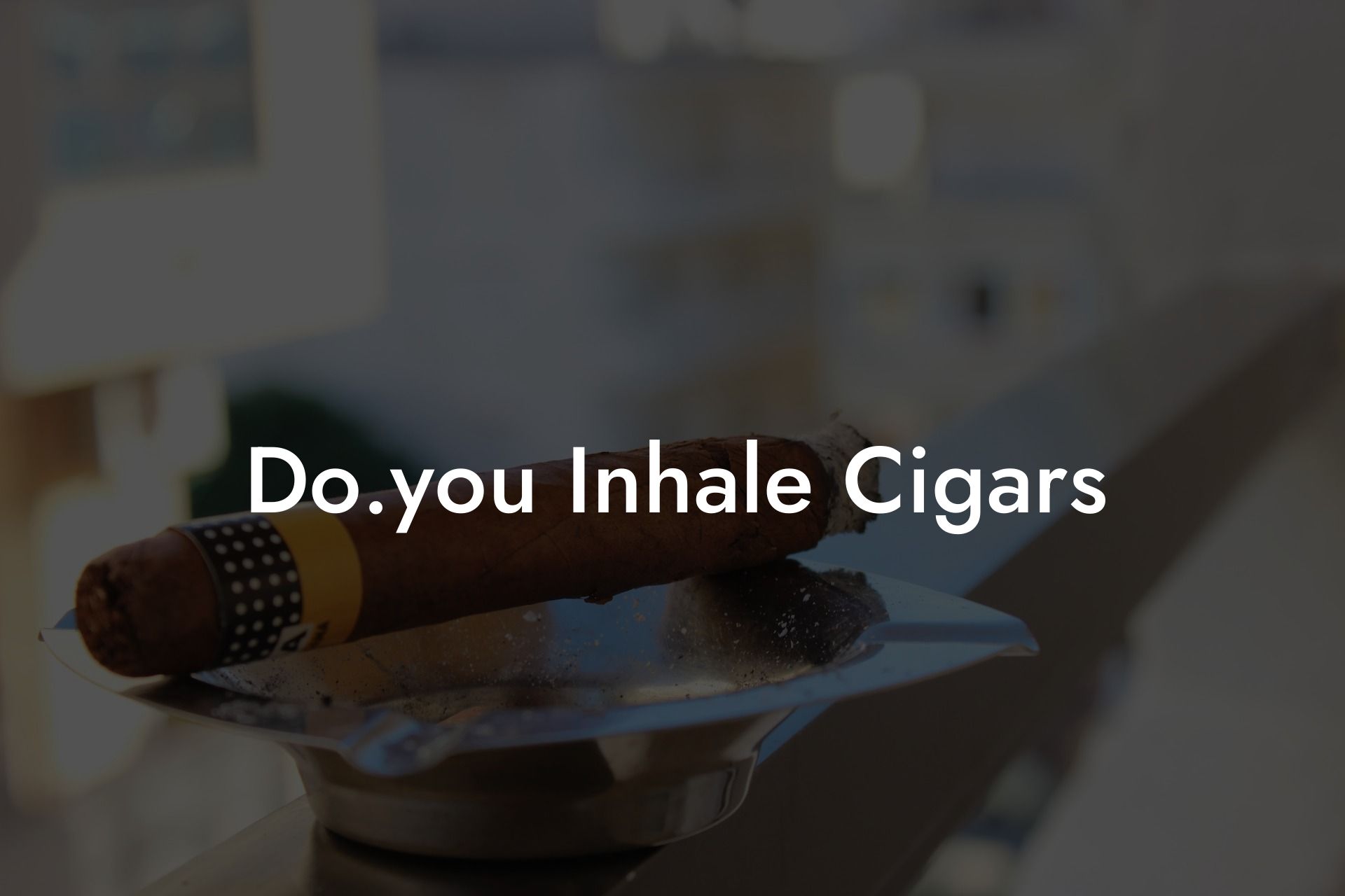 Do.you Inhale Cigars