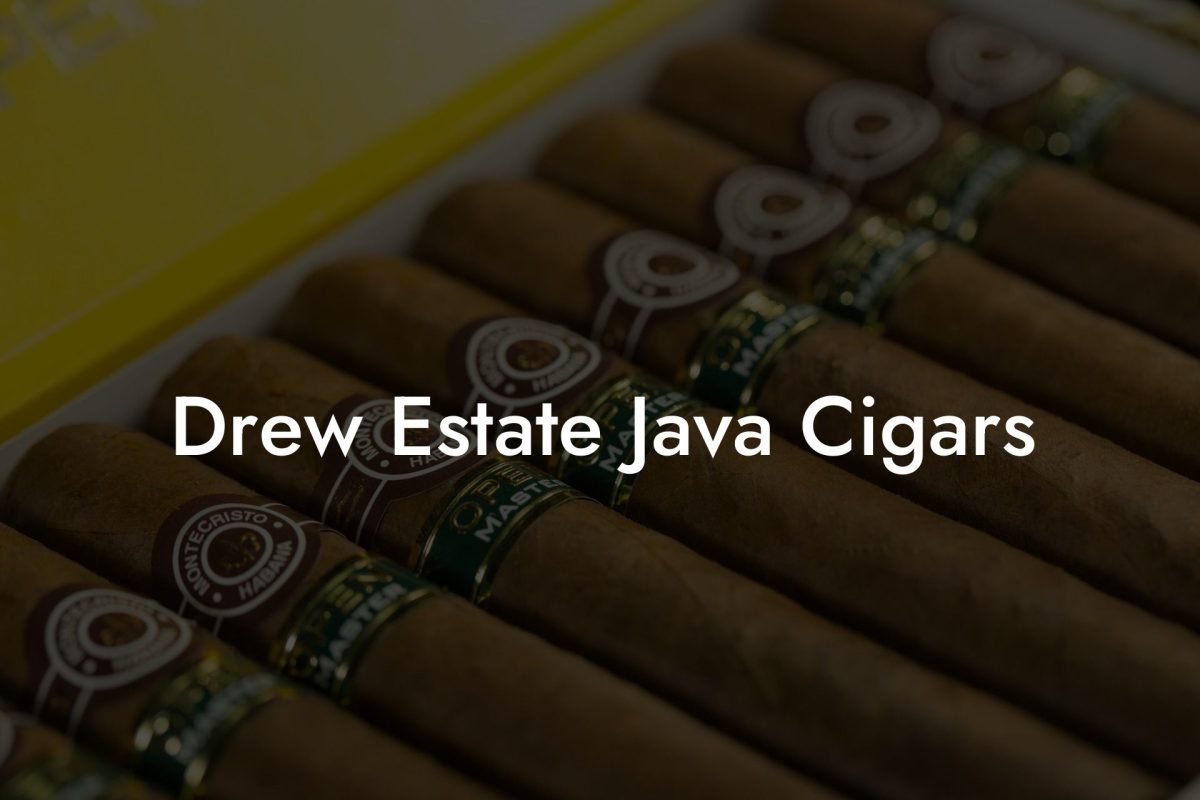 Drew Estate Java Cigars