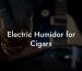 Electric Humidor for Cigars