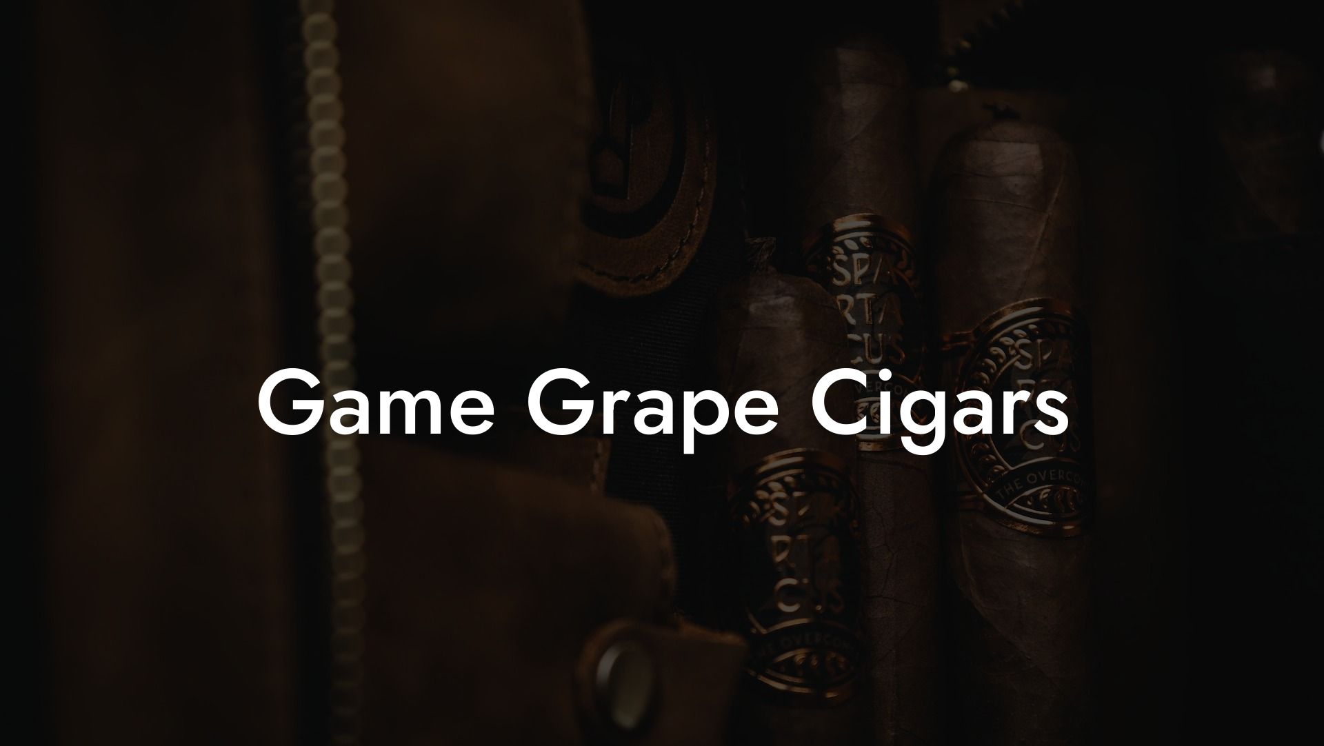 Game Grape Cigars