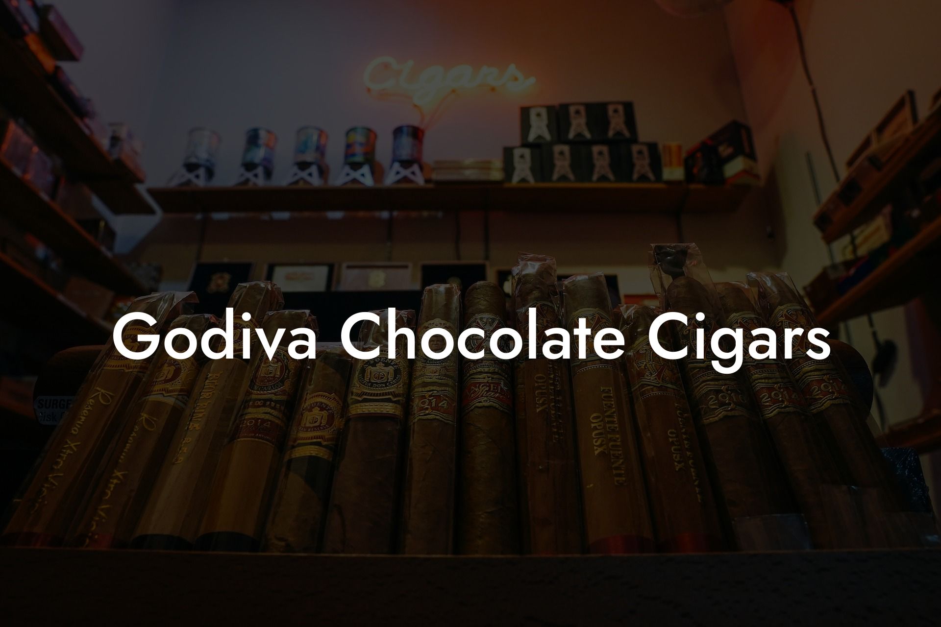 Godiva Chocolate Cigars