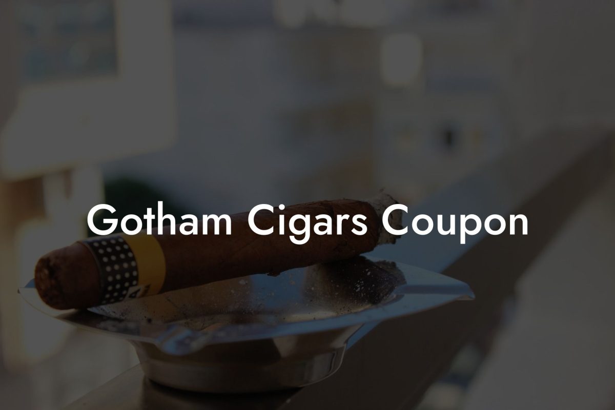 Gotham Cigars Coupon