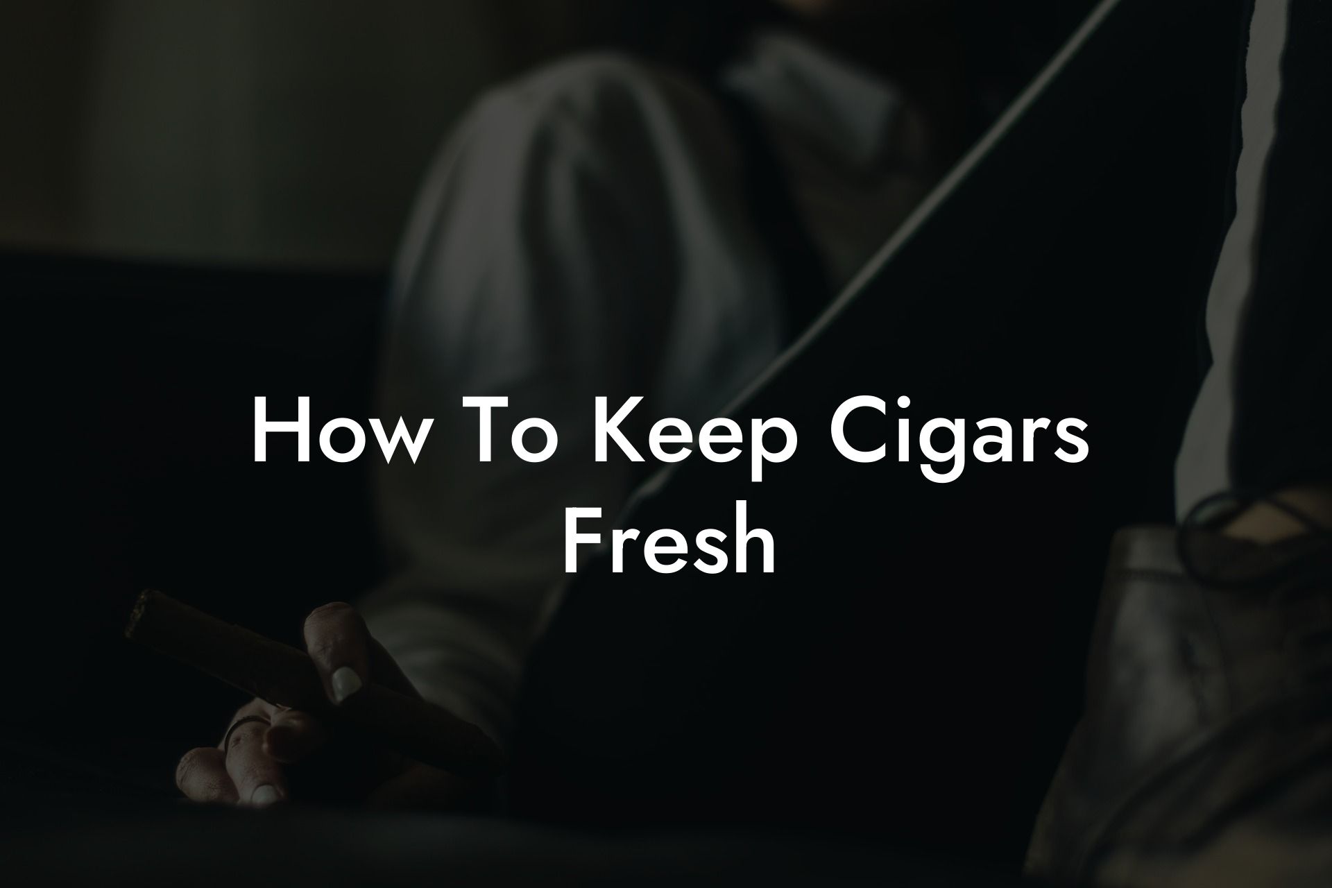 How To Keep Cigars Fresh
